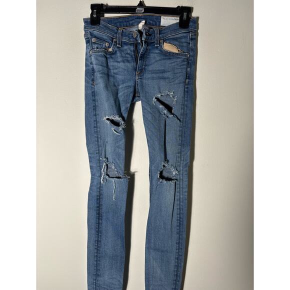 Rag & Bone Hole Denim sz 26 - Picture 2 of 3